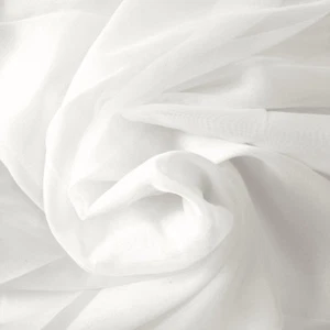 5/10 Yard Solid Plain Pure Cotton Voile Loose Fabric Craft Color Sewing White - Picture 1 of 1