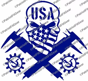 Machinist,Millwright,Caliper,Skull,Micrometer,Milling,CNC,Sticker,Vinyl Decal - Picture 1 of 12