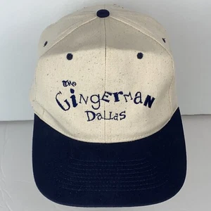 VINTAGE RARE The Gingerman Hat Cap Pub Texas Snapback “Beer From All Over Hell” - Picture 1 of 22