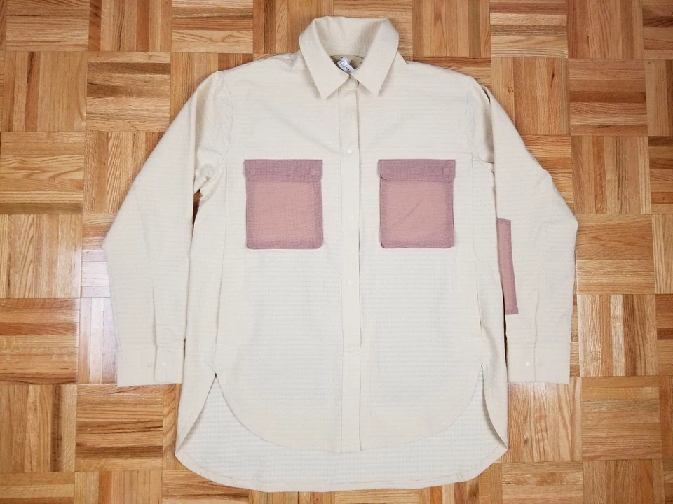 CAMISA LULULEMON OVERSIZE ACTIVA ABOTONADA TALLA 6 Foto 1 de 4