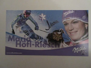 Maria Höfl-Riesch original handsignierte Autogrammkarte - Picture 1 of 1