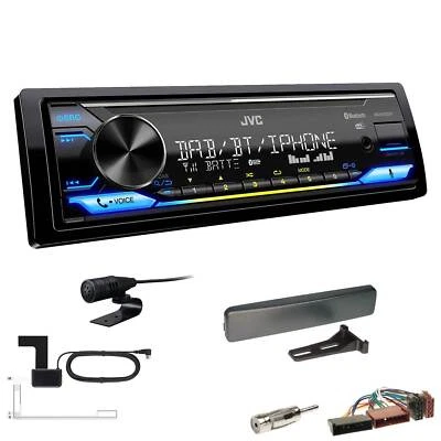JVC KD-X472DBT Media Autoradio Bluetooth DAB+ für Jaguar S-Type bis 2002 silber - Bild 1 von 4