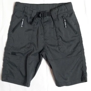 Boys Gray Bermuda Shorts Size 8 Medium Adjustable Waist Polyester - Picture 1 of 8