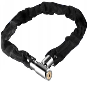 CATENA ANTIFURTO LUCCHETTO MOTO SICUREZZA BICI SCOOTER 90 CM ACCIAIO RIVESTITO - Bild 1 von 6