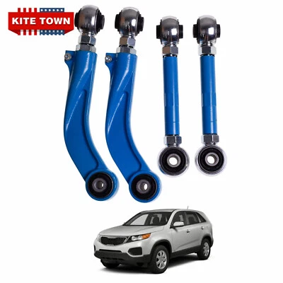 4Pcs Adjustable Arms Alignment Rear Camber & Toe LH&RH Kit for Hyundai & Kia 4WD - Image 1 of 4