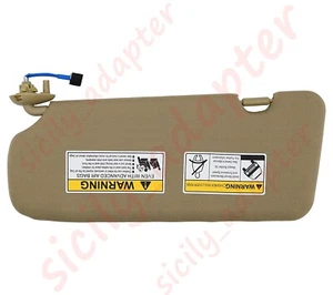 83230TLAA61ZA Right Passenger Sun Visor Illuminated Beige For 17-22 Honda CR-V - Foto 1 di 8