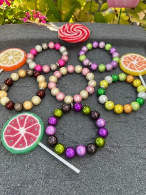 Handgefertigt Miracle Beads Polaris Perlen Armbänder 14mm bunt 3D Perlen - Bild 1 von 4