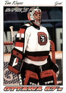 1995-96 Slapshot Hockey Card #256 Tim Keyes
