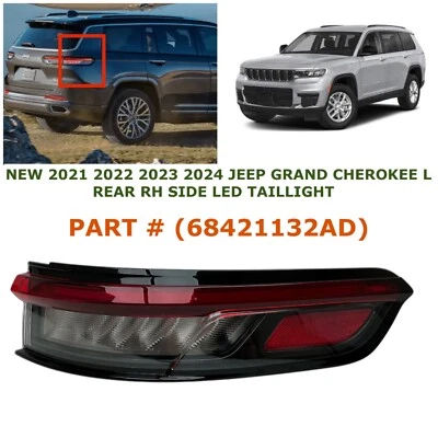 OEM 2021 22 23 2024 Jeep Grand Cherokee L luz trasera exterior lado derecho LED Foto 1 de 4