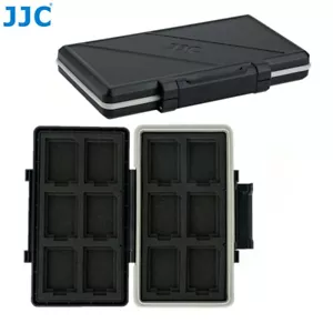 JJC Memory Card Case box Holder for 12 SD SDXC SDHC + 12 CFexpress Type A Cards - Picture 1 of 12