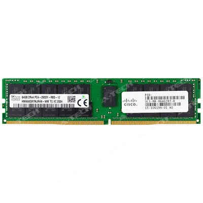 Cisco 64GB DDR4-2933 REG RDIMM UCS-MR-X64G2RT-H 15-106199-01 Server Memory RAM - Image 1 of 2