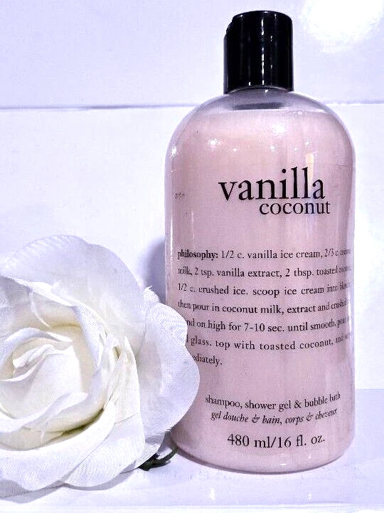 Philosophy Vanilla Coconut Shampoo Shower Gel  16 OZ Sealed NEW WOW! - Image 1 of 1