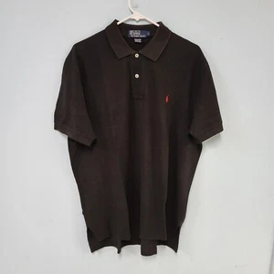 Camisa Polo de Ralph Lauren para Hombres Talla L Negra Manga Corta 100% Algodón Golf Tenis - Imagen 1 de 7