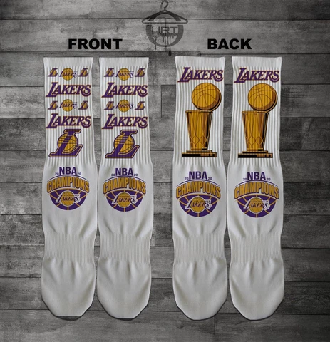 Los Angeles Lakers NBA Championship Socks Cover