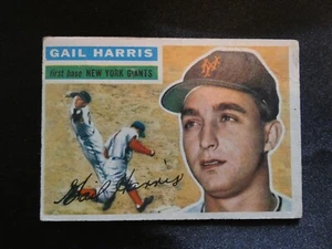 Tarjeta de béisbol 1956 Gail Harris #91 - Imagen 1 de 2