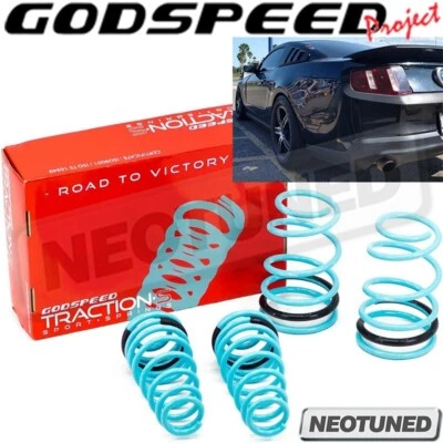 Muelles reductores de rendimiento Godspeed Traction-S para Ford Mustang GSP 2005-2010 Foto 1 de 4