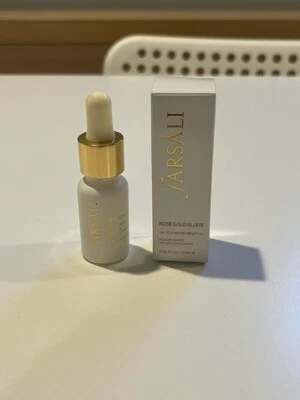 1PC FARSALI ROSE GOLD ELIXIR 24K GOLD INFUSED BEAUTY OIL 0.34 FL.OZ NIB UNSEALED - Image 1 of 2