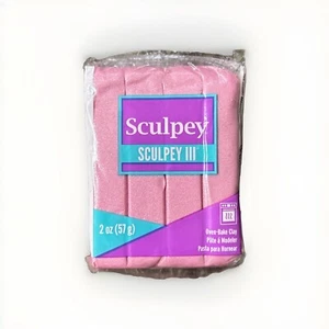 Sculpey III Oven Bake Polymer Clay 57gm Block - Princess Pearl - 5 Pack - Picture 1 of 1