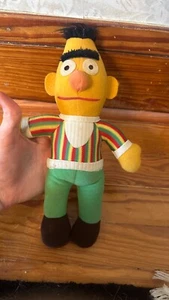 Vintage 1985 Sesame Street 13" Bert Plush Stuffed Animal Playskool - Picture 1 of 2