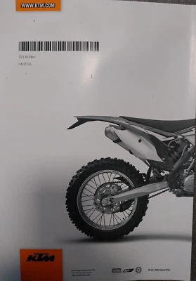 Manuale d'uso istruzione per KTM 2014 125-200-250-300 specifiche in foto e descr - Immagine 1 di 2