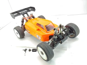 TLR Team Losi Racing 8ight 4.0 1/8 4x4 Buggy Roller Rolling Chassis w/ Body Oran - Picture 1 of 13