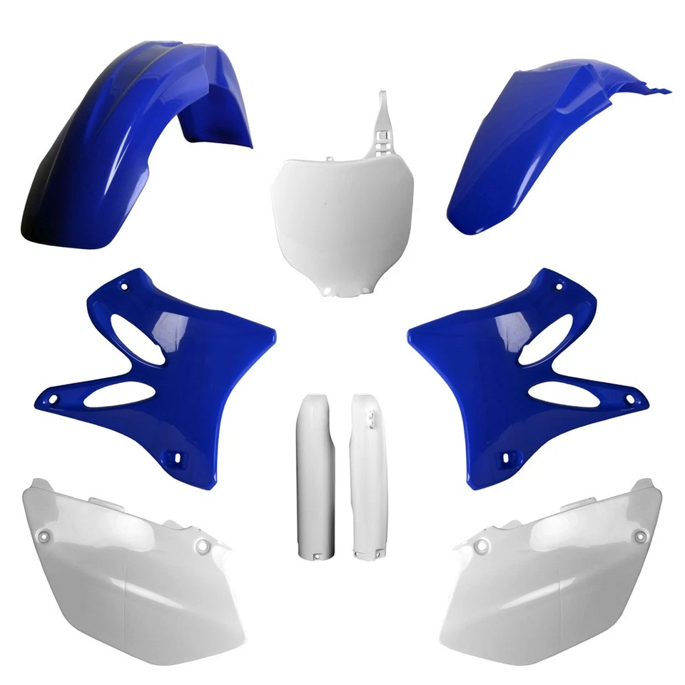ПЛАСТИКОВЫЙ НАБОР POLISPORT + ЗАЩИТА ВИЛКИ YAMAHA YZ125 2005, YZ250 2005, СТИЛЬ OEM - Изображение 1 из 1