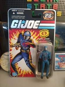 GI Joe 25th Anniversary Classic Cobra Commander Hasbro NIB Cobra Leader Sealed - Picture 1 of 2