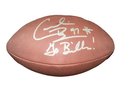 Cornelius Bennett Autografiado NFL Duke Fútbol Representante Buffalo Bills JSA Alabama Foto 1 de 4