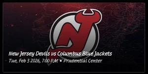 2 NJ Devils Vs Columbus Blue Jackets Tickets  2/3/26 Sec 132 Row 1 - Picture 1 of 1