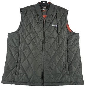Chaleco Hawke & Co Para Hombres XL Verde Oscuro Acolchado Rendimiento Cremallera Completa Puffer HKP262B - Imagen 1 de 17