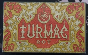Lata de 25 cigarrillos GREECE-TURMAC ROF tabaco turco macedonio años 20 oro rojo - Imagen 1 de 3