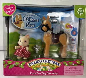 Calico Critters Cloverleaf Willow & Carly's 1st Horse Show 2009 NEW & SEALED - Picture 1 of 9