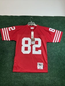 SAN FRANCISCO 49ers 1990 John Taylor #82 Men Jersey 36 Small Red Mitchell & Ness - Picture 1 of 9