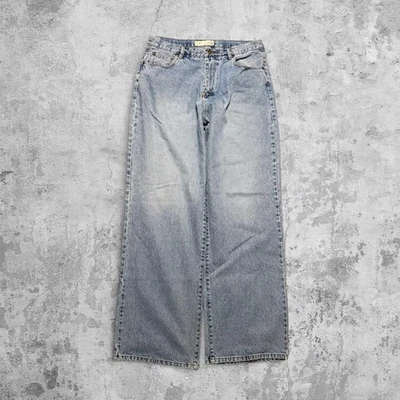 Pantalones de mezclilla relajados descoloridos holgados Bullhead Pipes 34x34 estilo Silvertab vintage años 90 Foto 1 de 4
