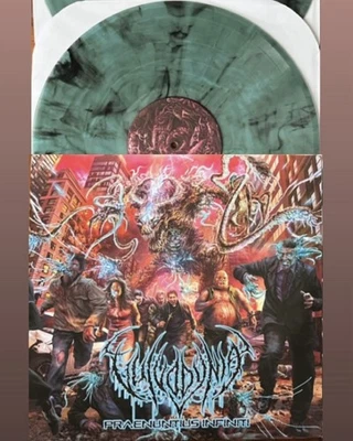 Vulvodynia - Praenuntius Infiniti / Green Black Burst Vinyl / Deathcore / Metal - Bild 1 von 4