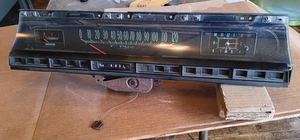 69 Chevy Impala Belair speedometer dash gauge cluster w/clock & light bar auto - Picture 1 of 9