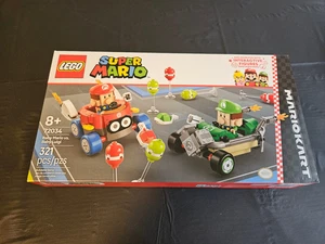 LEGO Super Mario Kart Baby, Mario vs. Baby Luigi Collectible Building Toy Set  - Picture 1 of 4
