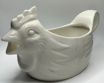 Godinger Gallo Gravy Boat ~ Casa de Campo Cocina Decoración De Colección Foto 1 de 4