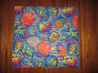 Vtg MARTEX Westpoint Pepperell Bright Multi Tropical Fish Print Queen Comforter - Image 1 of 4