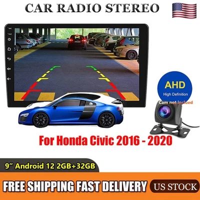 Apple & Android Carplay Fit for Honda Civic 2016 - 2020 Stereo Radio Gps Custom - Image 1 of 4