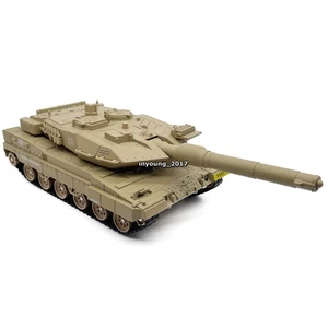 1/40 Leopard 2 Main Battle Tank Model Diecast Toys for Boys Kids Gifts Yellow - Picture 1 of 16