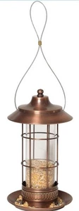 Member's Mark Copper Antique Bird Feeder. 7"L x 7"W x 12"H - Picture 1 of 5