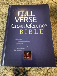 Full Verse Cross Reference Bible New Living Translation by Tyndale House 1996 - Foto 1 di 2