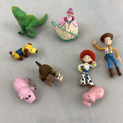 Disney Pixar Toy Story 1 Figuras Mattel Woody Rex Slinky Dog Bo Peep Hamm Jessie Foto 1 de 4