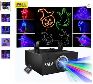 Laser Stage Light 3D Animation Effect RGB DMX Party KTV Club DJ Disco Show - Picture 1 of 1