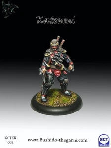 GCT Bushido Katsumi Tabletop Miniatur Ninja Shadow Wind Clan Risen Sun - Picture 1 of 1