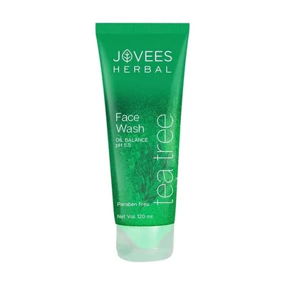 Jovees Herbal Tea Tree Oil Control Face Wash 120ml free shipping world wide - Image 1 of 4