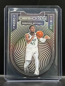 Donovan Mitchell 2021-22 Obsidian Basketball Tunnel Vision Die-Cut /99 Insert - Bild 1 von 2