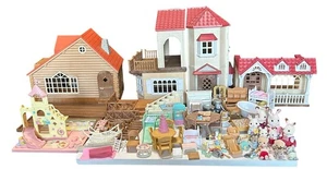 RIESIGE Calico Critter Sammlung KONVOLUT FIGUREN GEBÄUDE ZUBEHÖR & MÖBEL - Bild 1 von 22