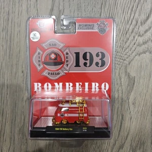 M2 Machines chase mgminis exclusive 1960 vw delivery van Bombeiro sao paulo - Picture 1 of 12
